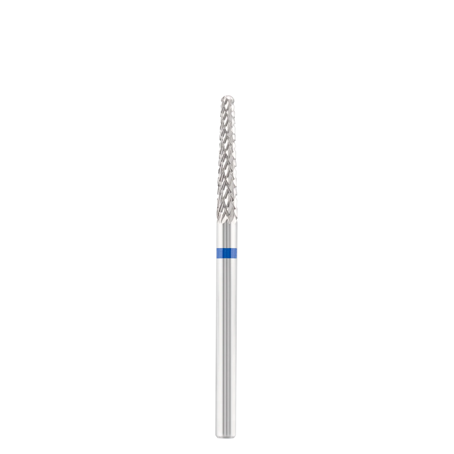 Punta Fresa Tungsten carbide bit "cone" blue, L-14,0 mm., Ø2,0 mm - Lady&Oscar