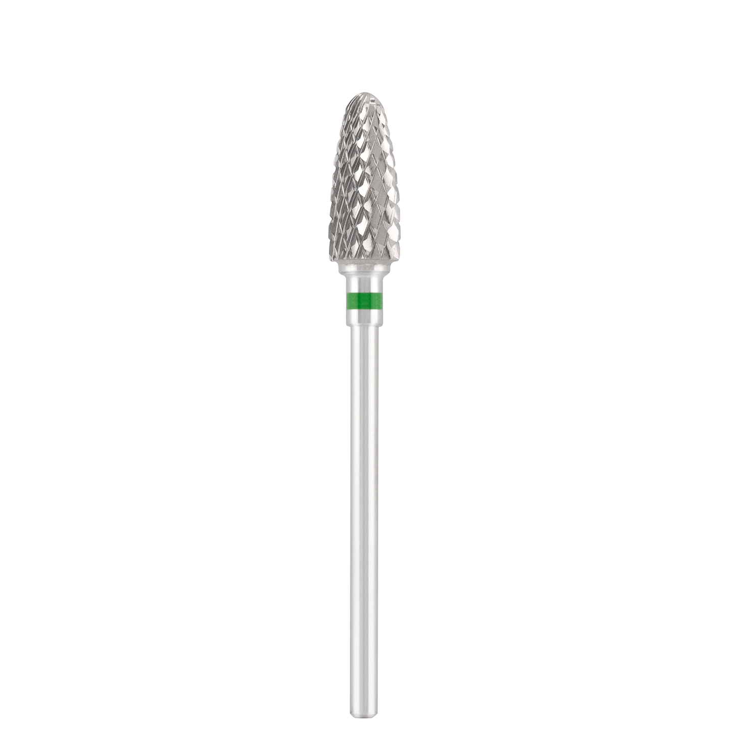 Punta Fresa Tungsten carbide bit "corn" green, L-14,5 mm., Ø6,0 mm - Lady&Oscar