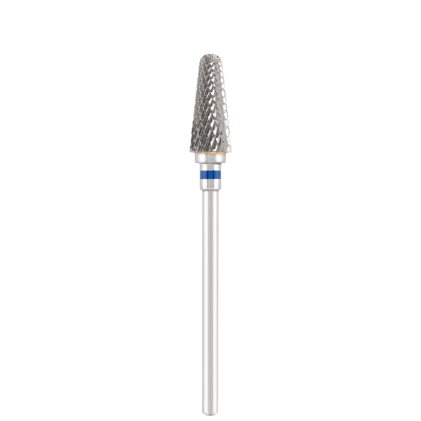 Punta Fresa Tungsten carbide bit "rounded cone" blue, L-13,0 mm., Ø6,0 mm - Lady&Oscar