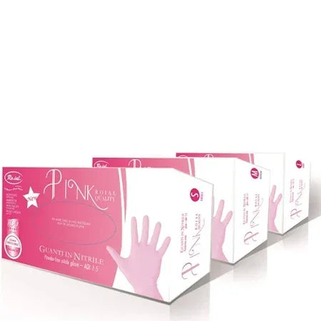 Ro.ial GUANTI IN NITRILE ROSA S - Lady&Oscar