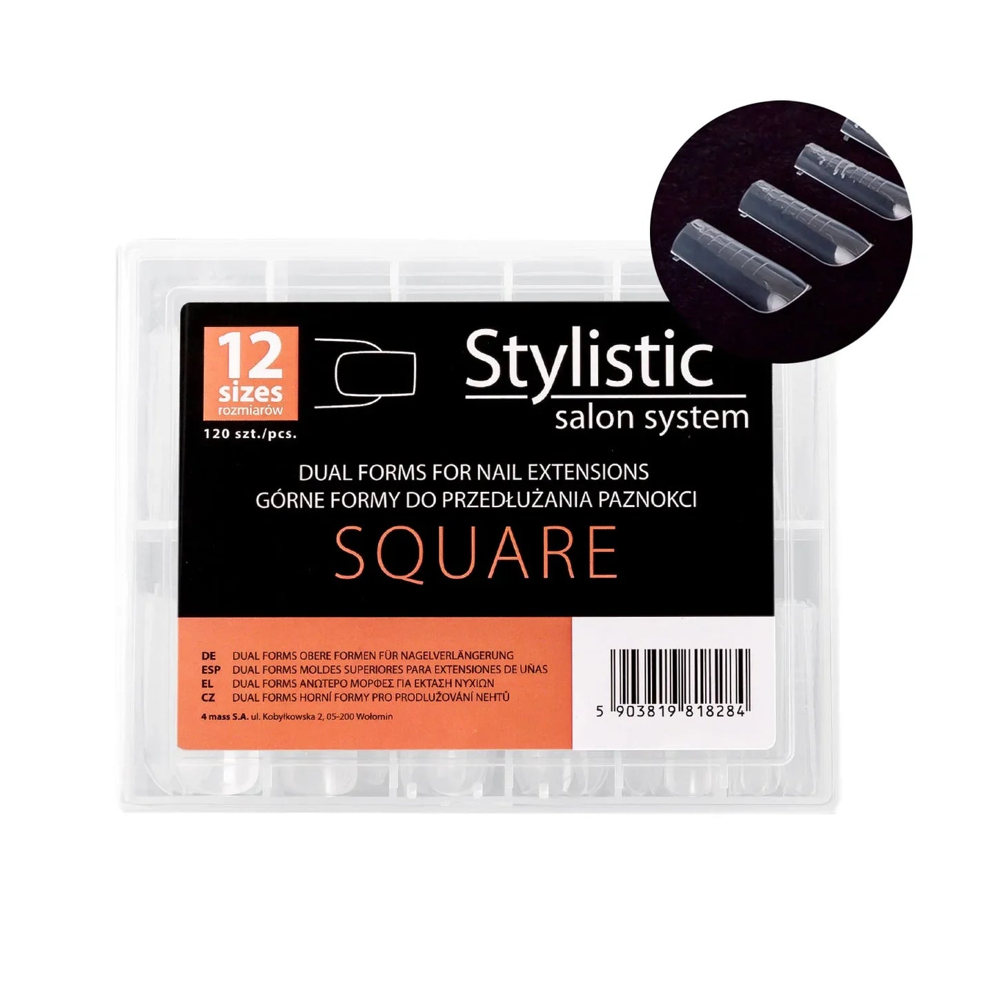 Stylistic Dual Forms Square 120 pcs