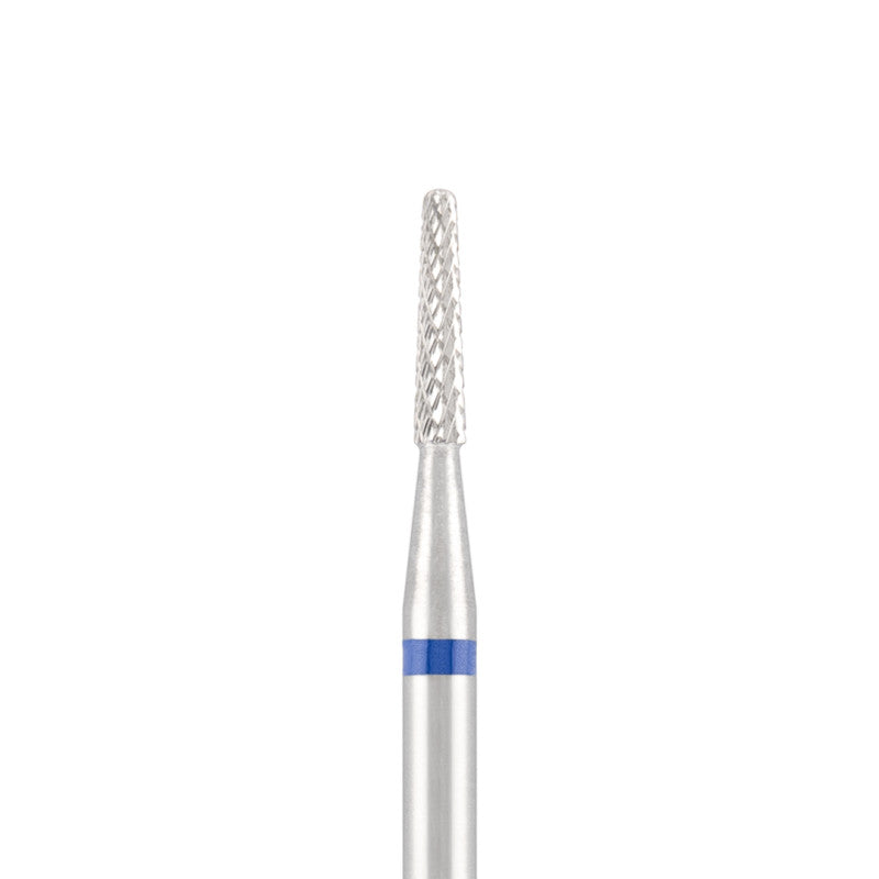 Vista alternativa di Tungsten carbide bit "rounded cone" blue, L-7,0 mm., Ø2,0 mm