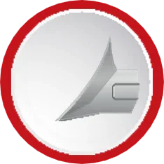 X-CARE INOX + Tronchese piedi luna inox, incassato, doppia molla e chiusura di sicurezza 14 cm
