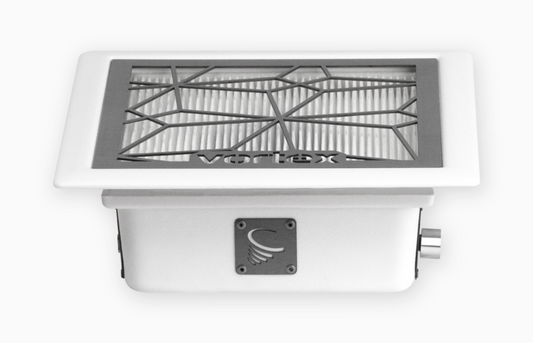 Vortex INTEGRA W/S (white/stainless steel sides and filter grid)