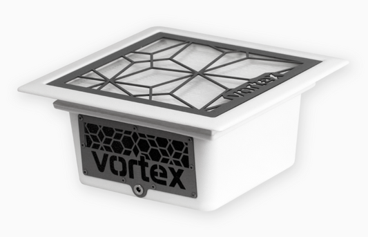 Vortex INTEGRA MAX W/S (white/stainless steel sides and filter grid)