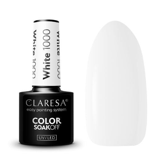 Claresa - Color Soak Off - White 1000 - 5g