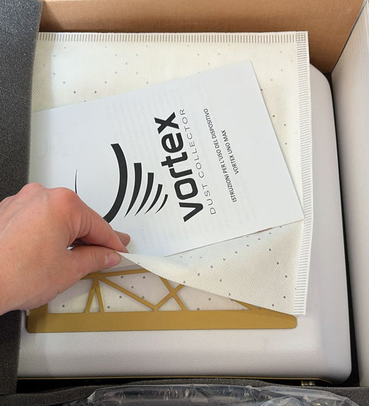 Vortex UNO MAX W/G (white/gold steel sides and filter grid)