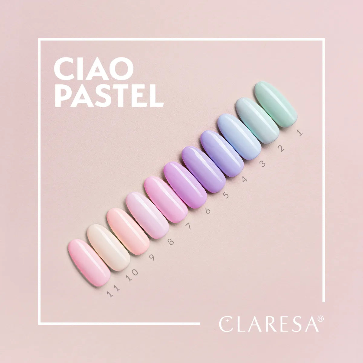 Claresa Smalto Semipermanente Ciao,Pastel! 6 5g