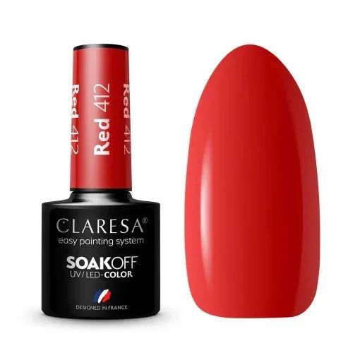 Claresa Smalto Semipermanente 412 Red - 5g - Lady&Oscar