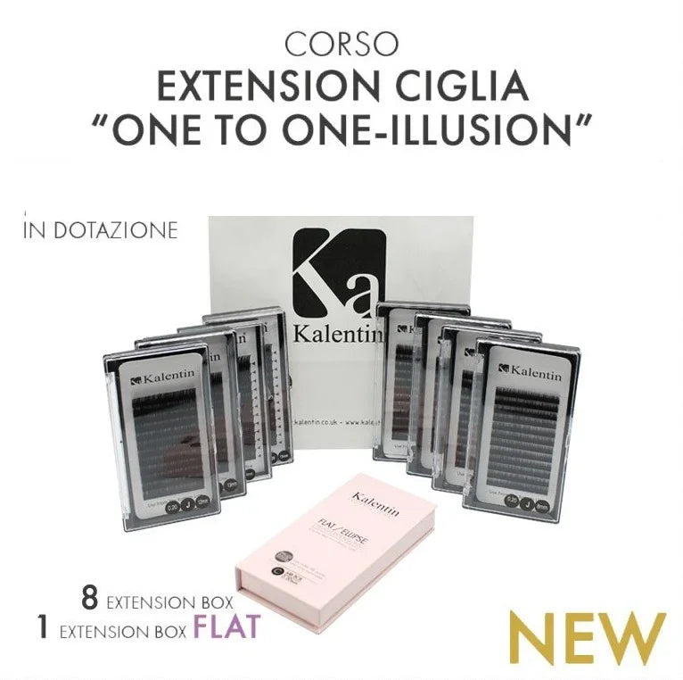 Corso Extension Ciglia metodo One to One Illusion - Lady&Oscar