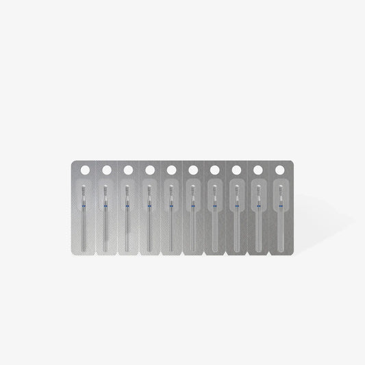 STALEKS Diamond nail drill bit match blue EXPERT head diameter 2,3 mm / working part 5 mm - Lady&Oscar