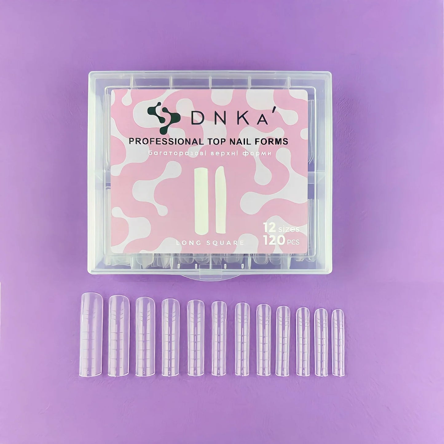 Kit Dual Form LONG SQUARE 120pcs DNKa - Lady&Oscar