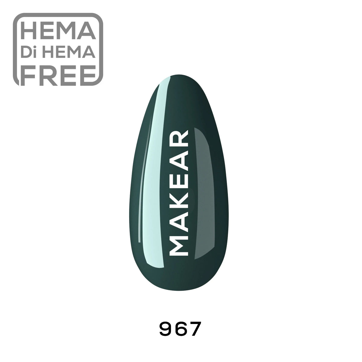 Makear semipermanente 967 Verde Bottiglia