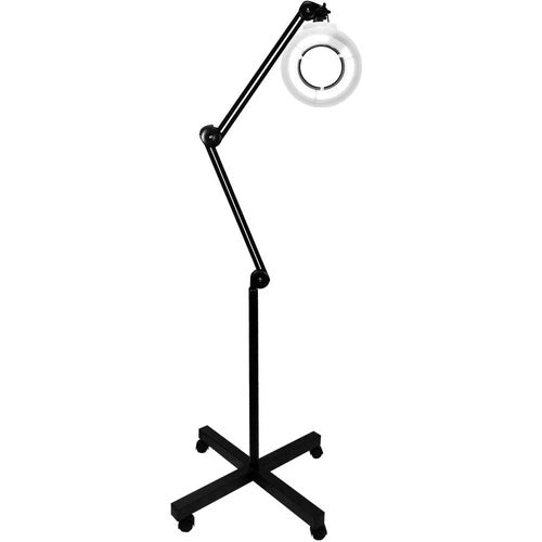 Lampada con lente d'ingrandimento nera CN05312, vista d'insieme