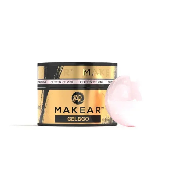 Glitter Ice Pink Gel&Go 50ml Makear - Lady&Oscar