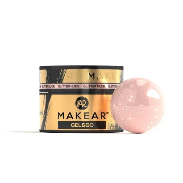 Glitter Nude Gel&Go 50ml Makear - Lady&Oscar
