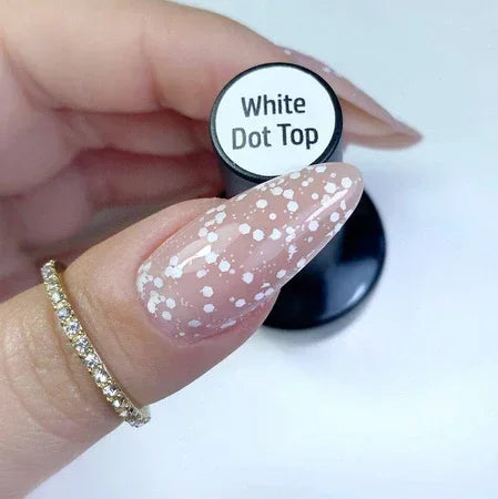 Makear White Dot Top 8ml - Lady&Oscar