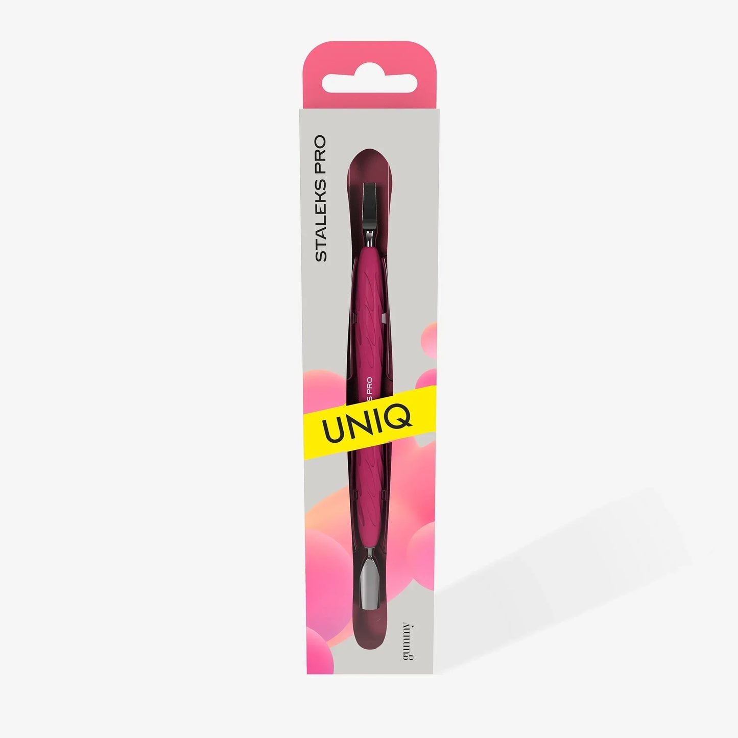 Spatola per manicure con manico in silicone "Gummy" UNIQ 10 TYPE 5 - Lady&Oscar