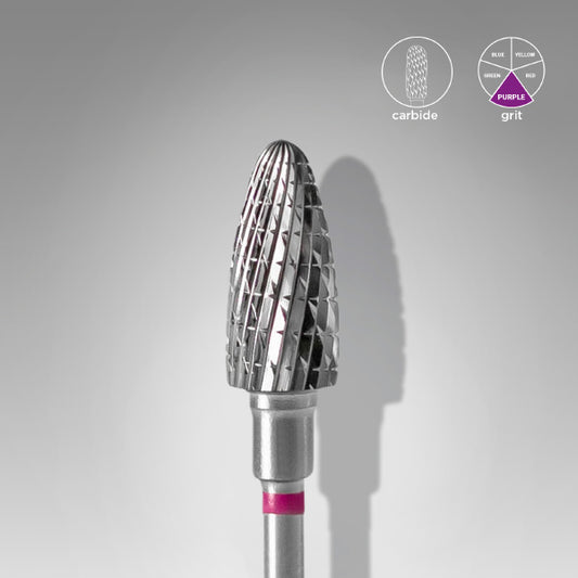 Staleks - Carbide Nail Drill Bit - Punta Fresa "Corn" Purple