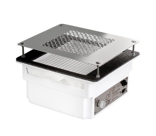Built-in nail dust collector Teri 800 white (silver mesh)
