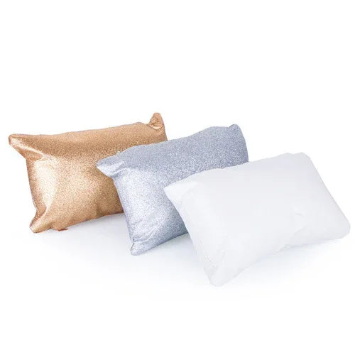 Cuscino per bracciolo per manicure, glitter oro