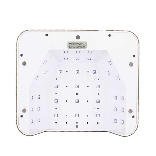 Lampada UV/LED da 36 W senza fili, con strass V9BAT MollyNails