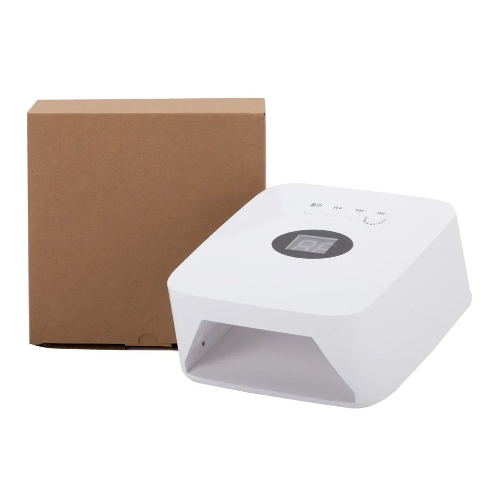 Lampada per unghie ricaricabile dual UV/LED S50 per smalti ibridi, gel e gel acrilici, 54W bianco - Lady&Oscar