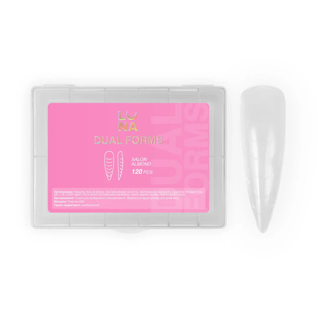 Lunamoon Dual Nail Forms Salon Almond