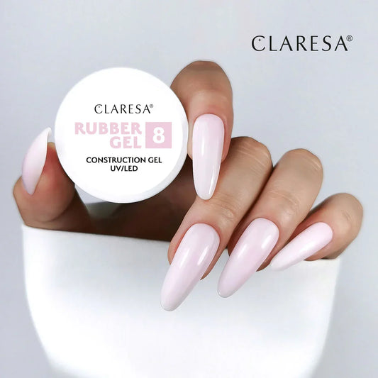 Claresa - Rubber Gel - Construction Gel UV/LED - 8 - Lady&Oscar