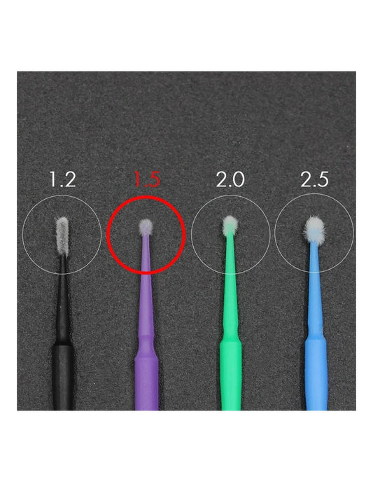 KALENTIN MICROBRUSH 1.5mm 120PZ VEGANI MONOUSO - Lady&Oscar