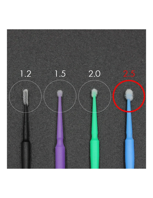 KALENTIN MICROBRUSH 2.5mm 120PZ VEGANI MONOUSO - Lady&Oscar