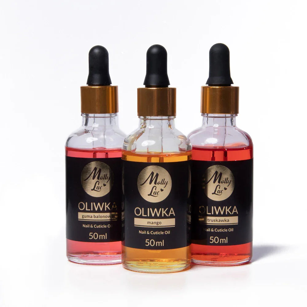 Olio cuticole 50 ml con dosatore fragola Molly Lac - Lady&Oscar