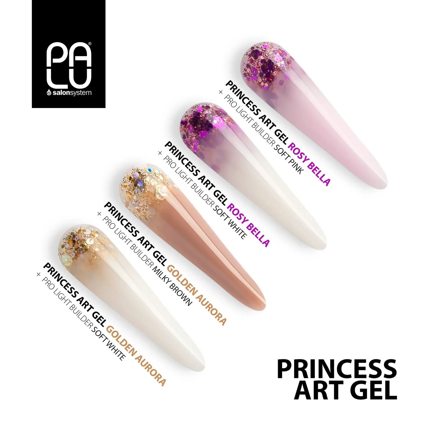 Palu Princess Art Gel Golden Aurora 10g - Lady&Oscar