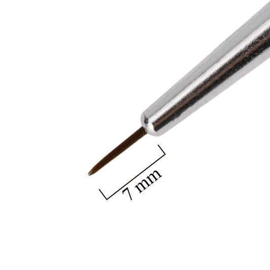 Pennello per nail art nero NTN Premium, misura 000