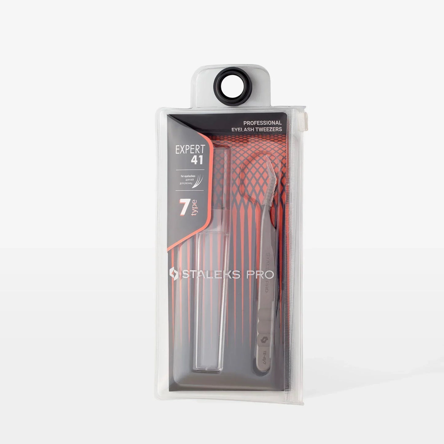 Pinzetta professionale per ciglia EXPERT 41 TIPO 7 (a forma di L, 30 ') - Lady&Oscar