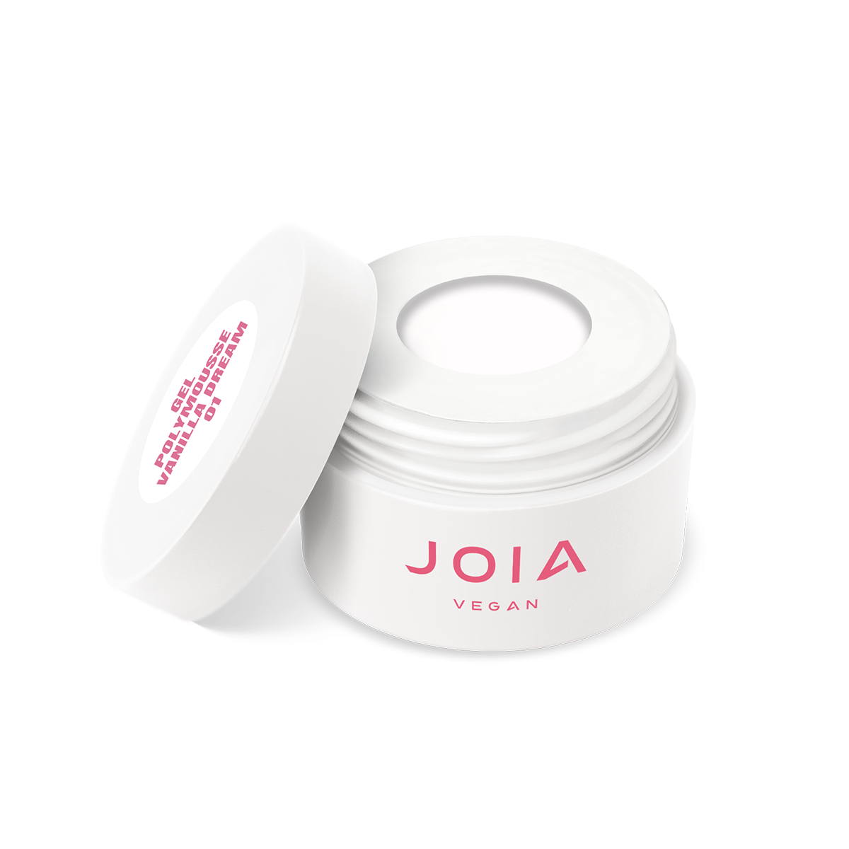 JOIA vegan UV/LED Polymousse Gel JOIA vegan, 01 Vanilla Dream, 15 ml