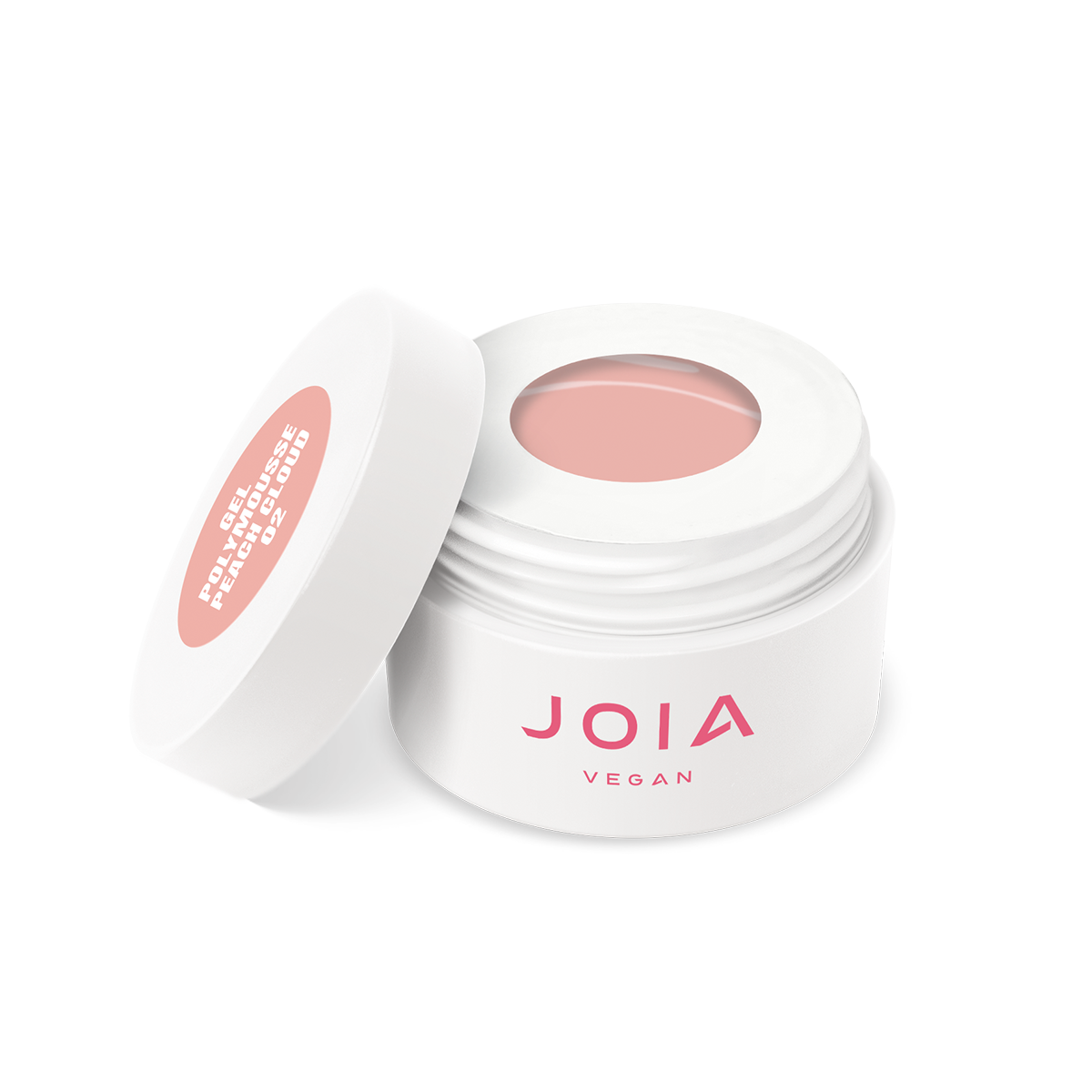 JOIA vegan UV/LED Polymousse Gel JOIA vegan, 02 Peach Cloud, 15 ml