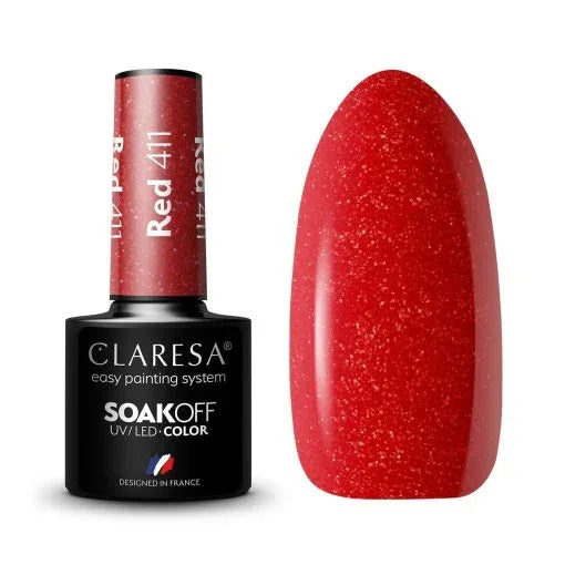 Claresa Smalto Semipermanente 411 Red - 5g - Lady&Oscar