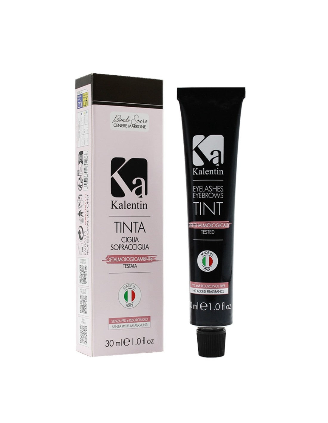 Kalentin Tinta Ciglia/Sopracciglia Cenere Marrone 30ml