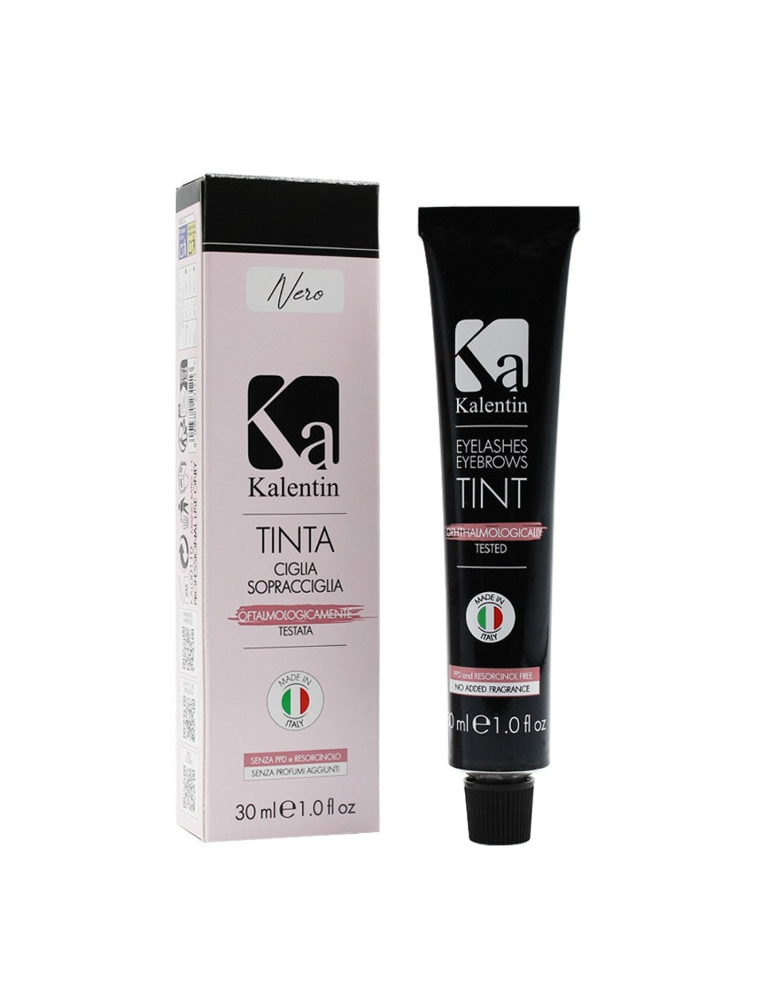 Kalentin Tinta Ciglia/Sopracciglia Nero 30ml