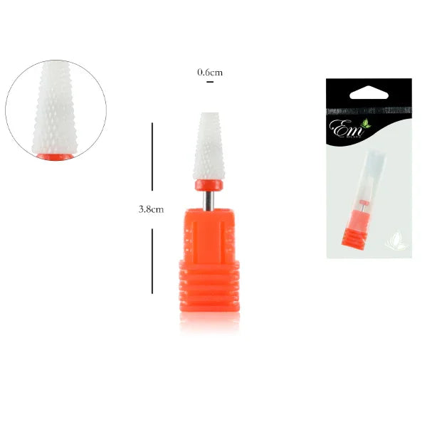 Punta Fresa Cono Punta Piatta Ceramica Rossa - Lady&Oscar