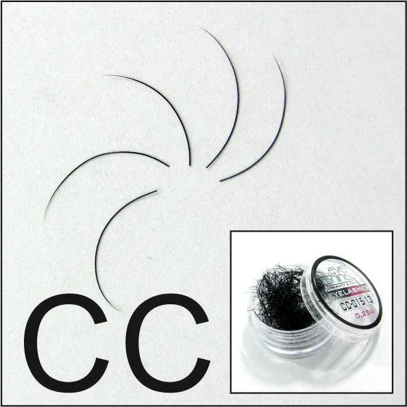 Evershine - Ciglia CC Spessore profilo 0,15 Lunghezza 10mm CC-015/10o - Lady&Oscar