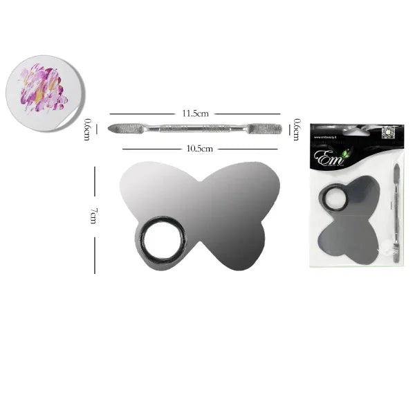 Palette Color Silver Con Spatola Acciaio - Lady&Oscar