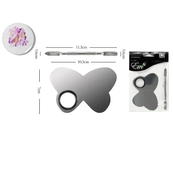 Palette Color Silver Con Spatola Acciaio - Lady&Oscar