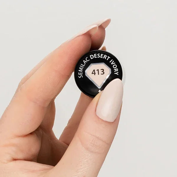 Semilac - Into Her Tenderness - #413 Desert Ivory 7ml - Lady&Oscar