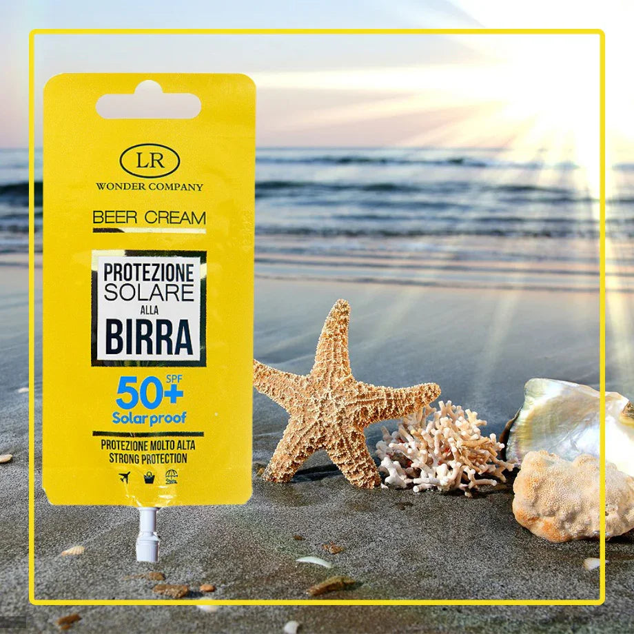 LR Wonder Company - Beer Cream Protezione Solare in Bustina 15ml - Lady&Oscar