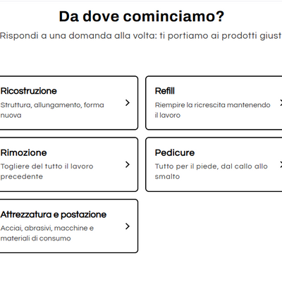 Blocco di scelta guidata