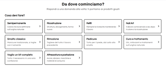 Blocco di scelta guidata