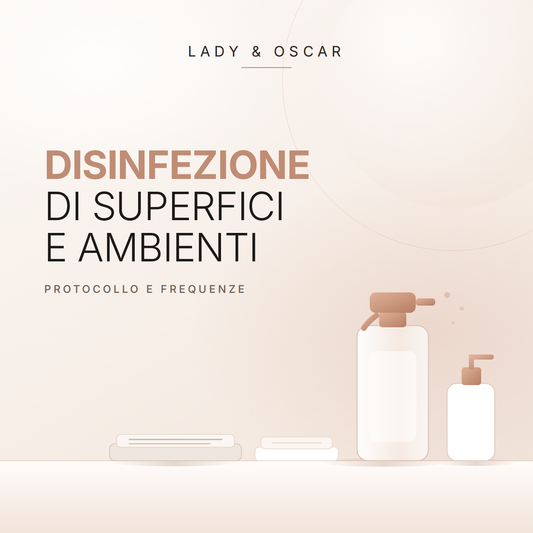 Disinfezione di superfici e ambienti