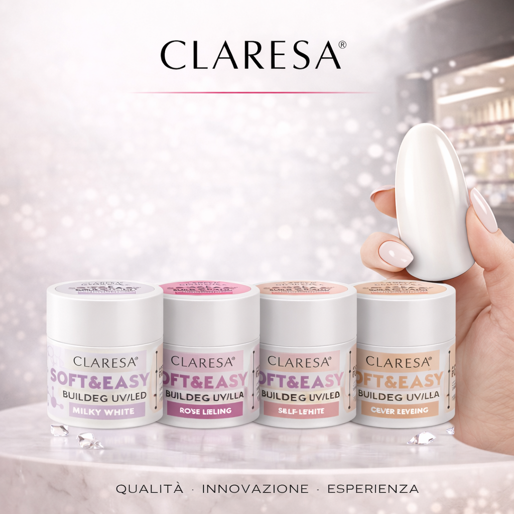 Soft & Easy gel ricostruzione unghie Claresa